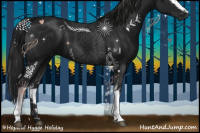 Horse Color:Gray White Spotted Black