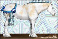 Horse Color:White Spotted Gold Cream Champagne Dun Splash 