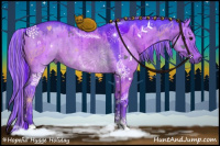 Horse Color:Painted Watercolor Grullo Sabino Brindle 