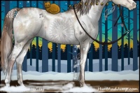 Horse Color:White Spotted Brown Ice Pearl Dun Rabicano 