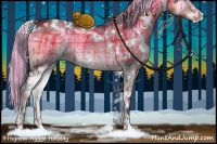 Horse Color:Painted Plaid  White Spotted Brown Onyx Sabino 