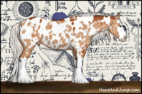 Horse Color:White Spotted Silver Bay Dun Splash Near Leopard Brindle