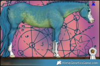 Horse Color:Watercolor Brown Mushroom 