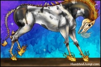 Horse Color:Black  and Black Sabino Splash Near Leopard 