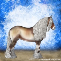 Horse Color:Liver Red Onyx Mushroom Sabino Rabicano