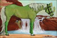 Horse Color:Watercolor Silver Brown 