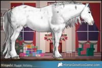 Horse Color:Platinum Brown Dun Sabino Snowflake Varnish Brindle  and Platinum Chocolate Palomino Dun Sabino Snowflake Varnish Brindle 