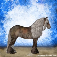 Horse Color:Liver Chestnut Ice Mushroom Rabicano 