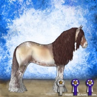 Horse Color:Chocolate Bay Ice Onyx 