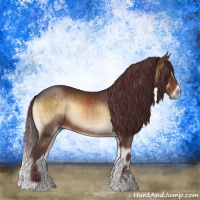Horse Color:Chocolate Brown Onyx Sabino 