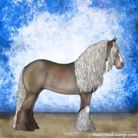 Horse Color:Liver Chestnut Mushroom Rabicano 