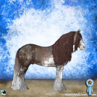 Horse Color:Chocolate Brown Ice Sabino 