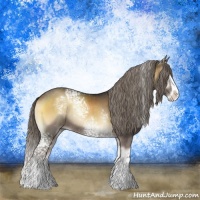 Horse Color:White Spotted Chocolate Palomino Onyx Sabino Splash Rabicano