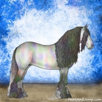 Horse Color:Nacre Brown Chinchilla 