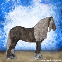 Horse Color:Silver Black Ice Sabino 