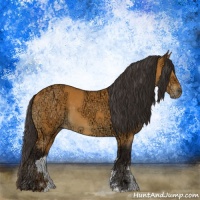 Horse Color:Buckskin Ice Sabino