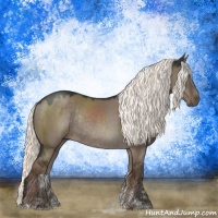 Horse Color:Liver Red Dun Mushroom Sabino Rabicano