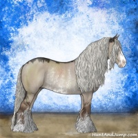 Horse Color:Liver Red Dun Mushroom Sabino Rabicano