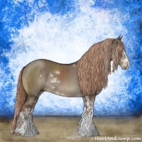 Horse Color:Liver Red Dun Sabino Rabicano Brindle 