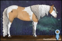 Horse Color:Silver Buckskin Roan Splash Tobiano 