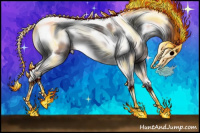 Horse Color:Gray Platinum Silver Sable Champagne Onyx Splash Tobiano Frame