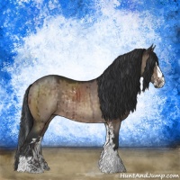 Horse Color:Brown Dun Mushroom Sabino Splash Brindle