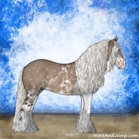 Horse Color:Liver Red Dun Mushroom Sabino Rabicano 
