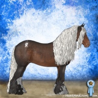Horse Color:Liver Chestnut Mushroom Sabino Varnish Rabicano 