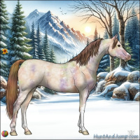 Horse Color:Nacre Red Dun Ice 