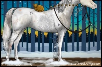 Horse Color:White Spotted Chocolate Palomino Pearl Dun Tobiano 