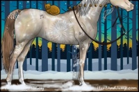 Horse Color:White Spotted Liver Red Dun Pearl Sabino