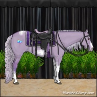 Horse Color:Watercolor Silver Bay Dun Sabino Tobiano Frame Rabicano 