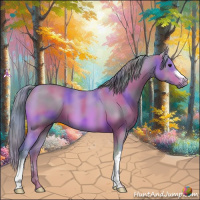 Horse Color:Nacre Watercolor Bay 
