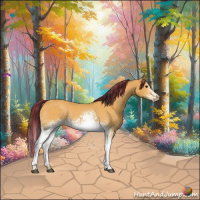 Horse Color:Painted White Spotted Buckskin 