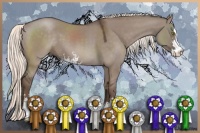 Horse Color:Liver Red Dun Sabino