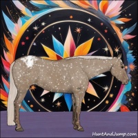 Horse Color:Silver Grullo Snowflake Varnish 