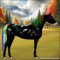 Horse Color:Painted Perlino Ice Dun Sabino Splash Rabicano 