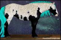 Horse Color:Palomino Ice Roan Onyx Splash 