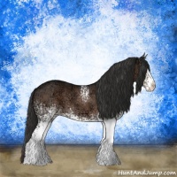 Horse Color:White Spotted Liver Chestnut Ice 