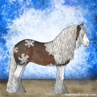 Horse Color:Liver Chestnut Ice Mushroom Splash 