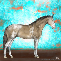 Horse Color:White Spotted Chocolate Palomino Dun Mushroom Sabino Brindle 