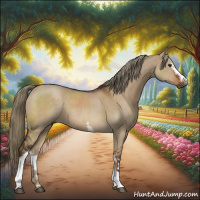Horse Color:Gray White Spotted Liver Red Dun Mushroom Sabino 