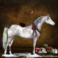 Horse Color:Painted White Spotted Chocolate Silver Grullo Chinchilla 