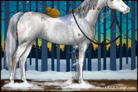 Horse Color:Painted White Spotted Chocolate Silver Blue Onyx Chinchilla Sabino 