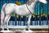 Horse Color:Painted Silver Brown Chinchilla Onyx Sabino Rabicano Brindle 