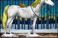Horse Color:Painted Silver Brown Chinchilla Ice Dun Sabino Splash