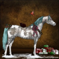 Horse Color:Painted White Spotted Silver Buckskin Chinchilla Ice Onyx