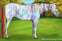 Horse Color:Painted Black Ice 