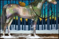 Horse Color:Nacre Brown Onyx Sabino Rabicano 