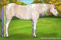 Horse Color:Painted Silver Buckskin Ice Dun Tobiano 